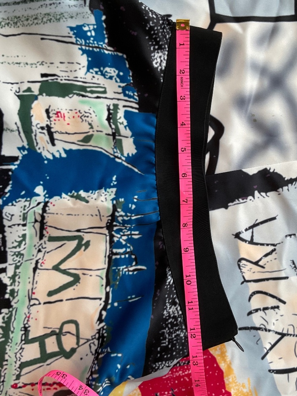 Graffiti Art Print A Line Maxi Ball Skirt Statement Piece - Picture 7 of 14